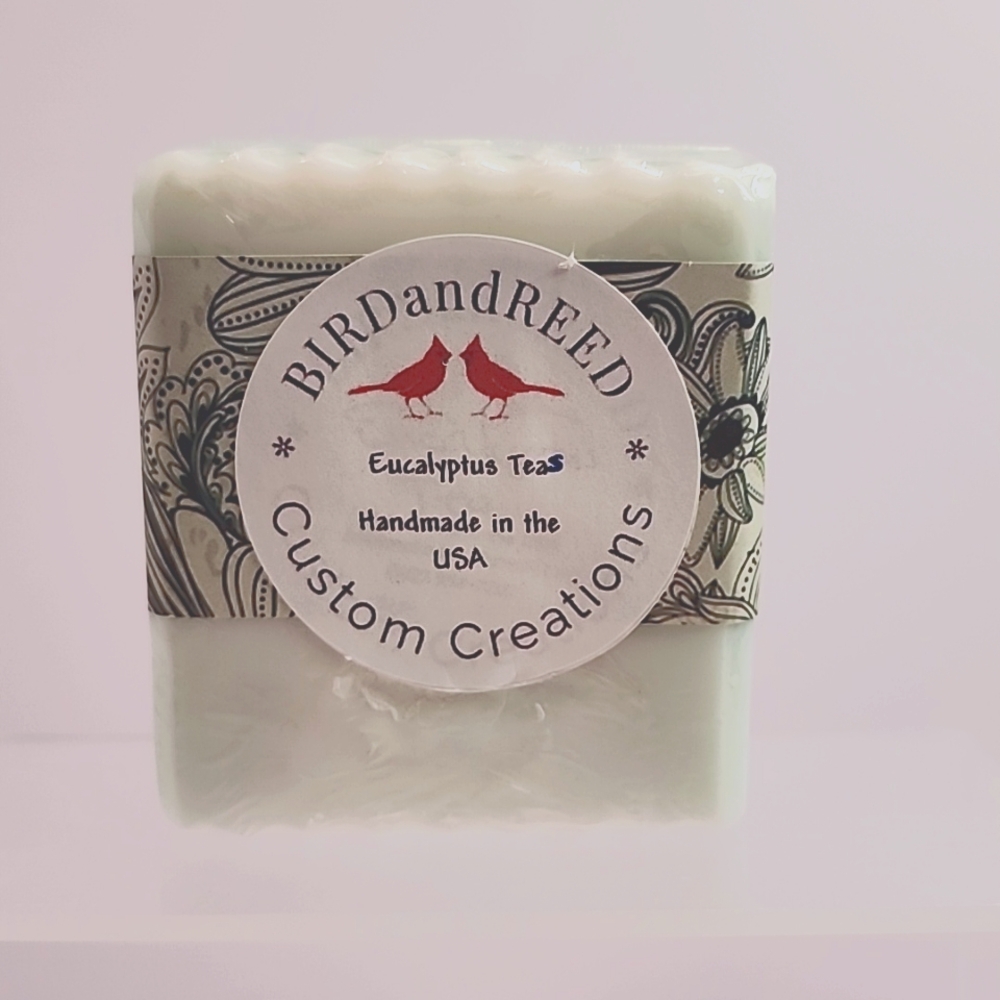 Hand Crafted Made in America Eucalyptus Teas Soap 5 oz bar